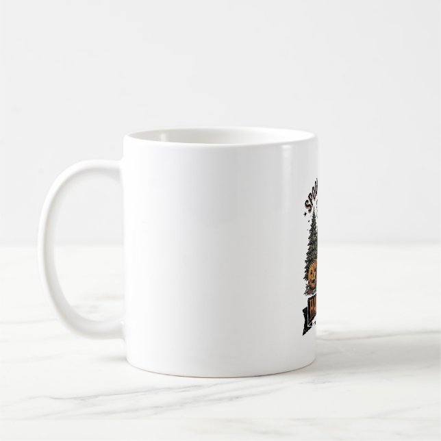Mug Chemise de Noël Halloween avec arbre de vacances e (Gauche)