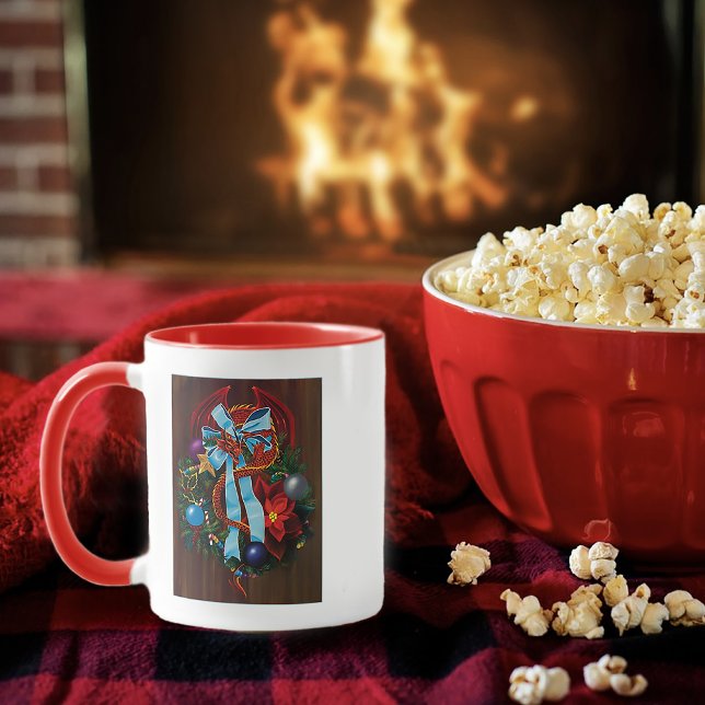 Mug Chemise de Noël Red Dragon (Créateur téléchargé)