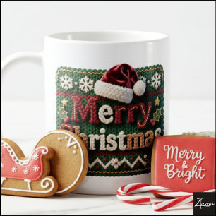 Mug Chemise de Noël tricotée Chapeau de Père Noël Joye