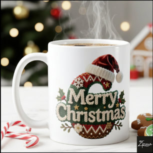Mug Chemise de Noël tricotée Chapeau de Père Noël Joye