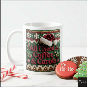Mug Chemise de Noël tricotée Tout ce dont j'ai besoin