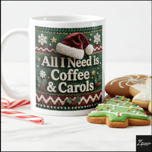 Mug Chemise de Noël tricotée Tout ce dont j'ai besoin