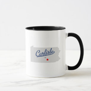 Mug Chemise de PA de Carlisle Pennsylvanie
