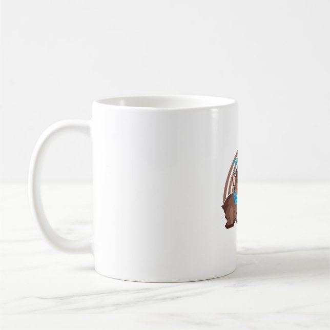 Mug Chemise de Pâques, Mon Mouton Blessait Le Chocolat (Gauche)