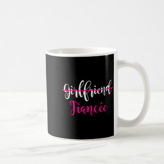 Mug Chemise de petite amie fiancée Fête de fiançailles