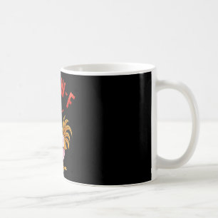 Mug Chemise de poulet drôle F-caw-f, humour T-shirts d