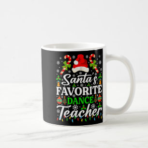 Mug Chemise de professeur de danse préféré du Père Noë