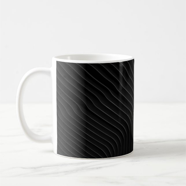 MUG CHEMISE DE ROBE BLANCHE ET NOIRE (Gauche)
