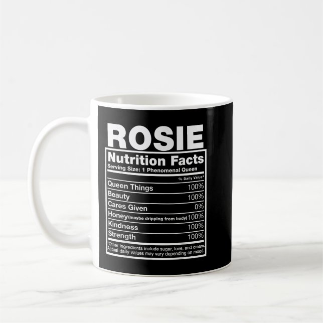 Mug Chemise de Rosie Nutrition  (Gauche)