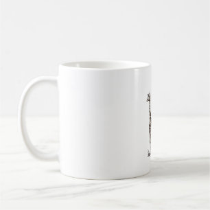 Mug Chemise de safari avec gravure de girafe vintage a