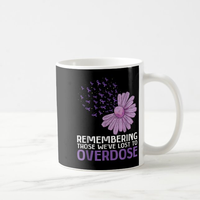 Mug Chemise De Sensibilisation À La Surdose En Mémoire (Droite)