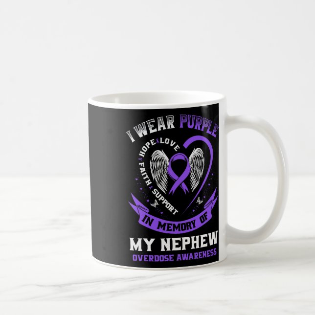 Mug Chemise de sensibilisation au surdosage en mémoire (Droite)