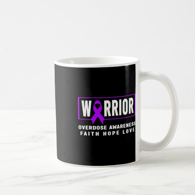 Mug Chemise de sensibilisation au surdosage - Guerrier (Droite)