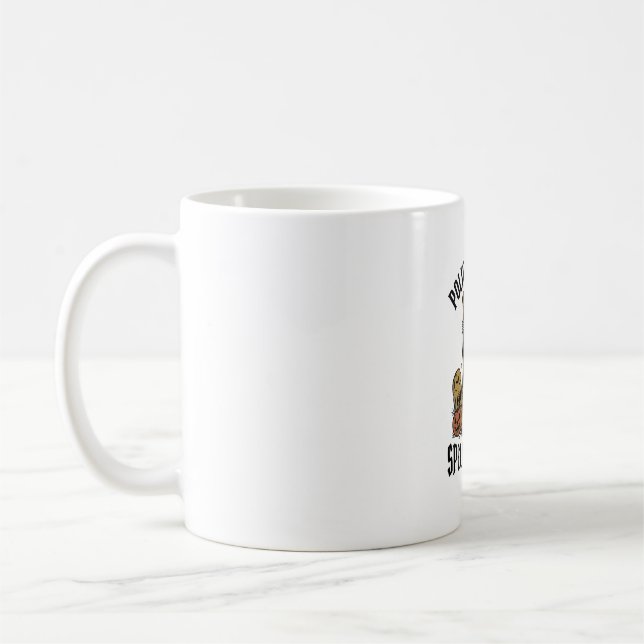 Mug Chemise de sorcière d'assurance drôle d'agent grap (Gauche)