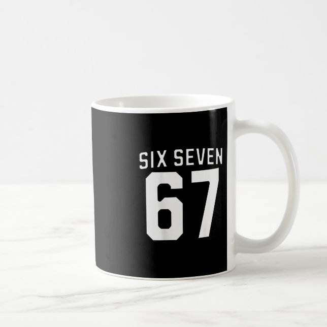 Mug Chemise de sport Six Seven Meme 67 pour garçons fi (Droite)