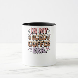 Mug Chemise de sudation de l'ère de mon café glacé Drô