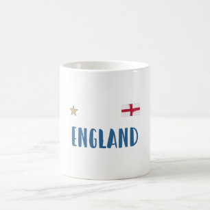 Mug Chemise de supporter de football d'Angleterre Drap