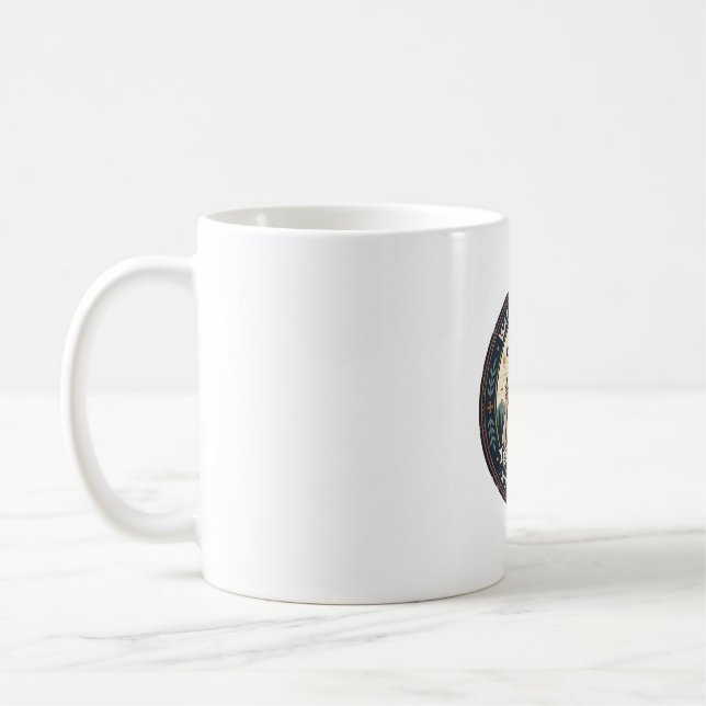 Mug Chemise de tendance de café Jésus Matcha Graphique (Gauche)