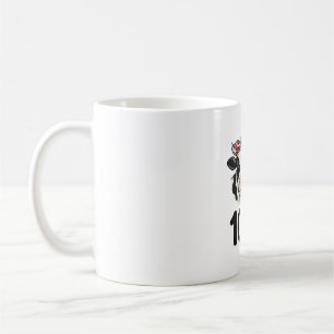 Mug Chemise de vache 100 jours Gravure vintage design