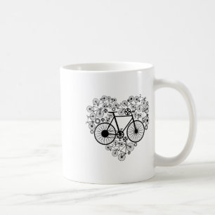 Mug Chemise de vélo à coeur Mignonne Mtb Route Course