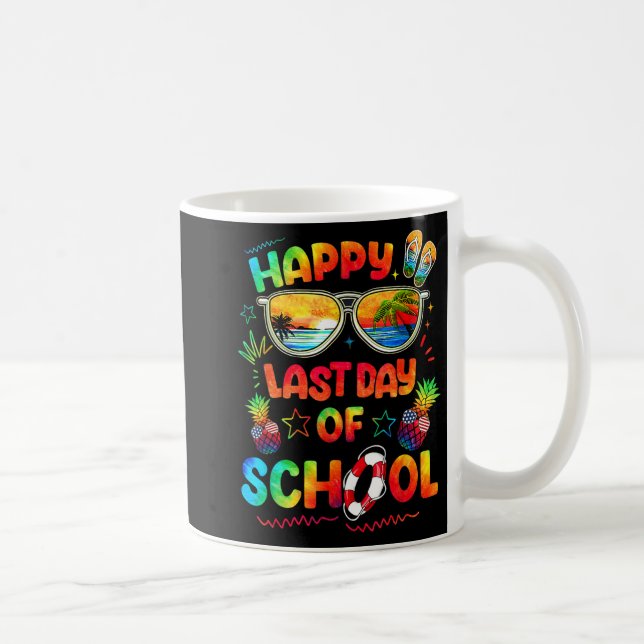 Mug Chemise Dernier Jour D'école Enseignants Fin D'ann (Droite)