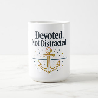 Mug Chemise Dévouée Pas Distraite | Foi & Discipline