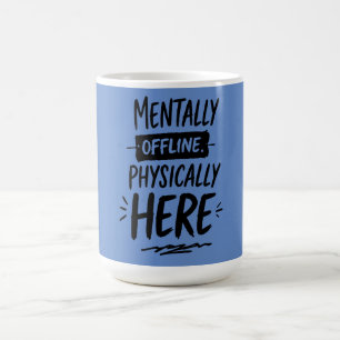 Mug Chemise d'introverti hors ligne mentalement