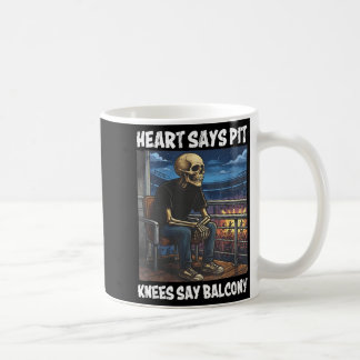 Mug Chemise Drôle Cœur Dit Pit Genoux Disent