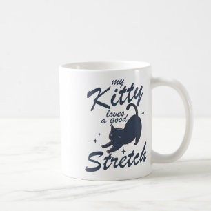 Mug Chemise drôle de chat qui s'étire – T-shirt cadeau