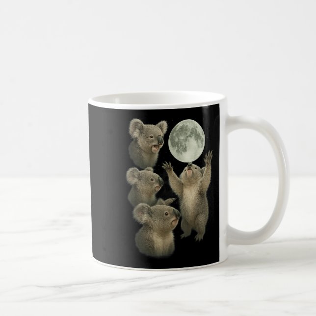 Mug Chemise drôle de jour d'animaux d'Australie Koala  (Droite)