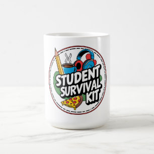 Mug Chemise drôle de kit de survie pour étudiant pour