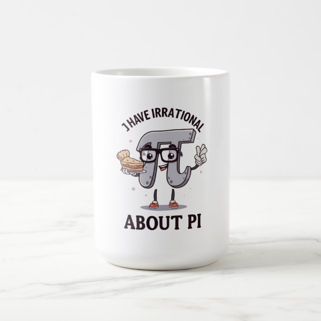 Mug Chemise drôle de Pi Day – Sentiments irrationnels  (Centre)