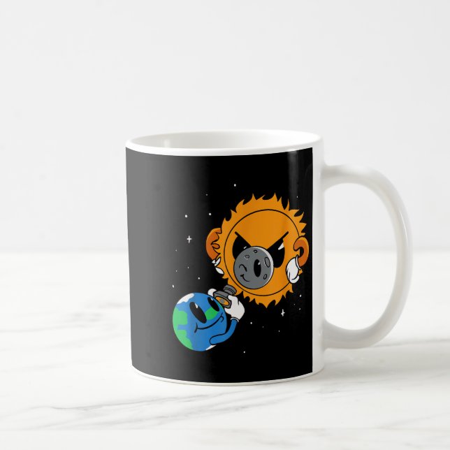 Mug Chemise drôle Éclipse Solaire (Droite)