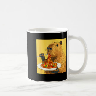 Mug Chemise Drôle Plus de Spaghetti Moins de Capybara