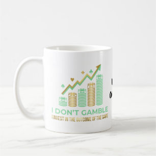 Mug Chemise drôle pour joueur de poker Je mise sur le