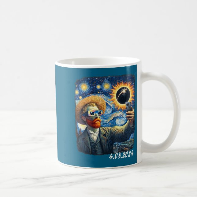Mug Chemise drôle Van Gogh Nuit étoilée Total (Droite)