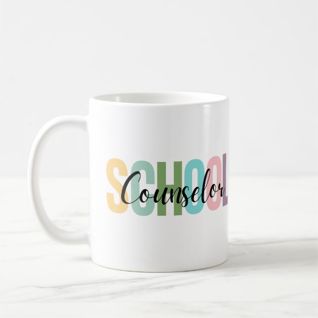 Mug Chemise du conseiller scolaire, Tee du conseiller  (Gauche)