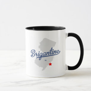 Mug Chemise du New Jersey NJ de brigantin