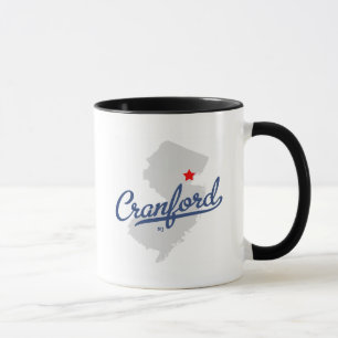 Mug Chemise du New Jersey NJ de Cranford
