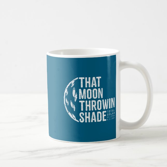 Mug Chemise Éclipse Solaire Totale 2017 Lune (Droite)
