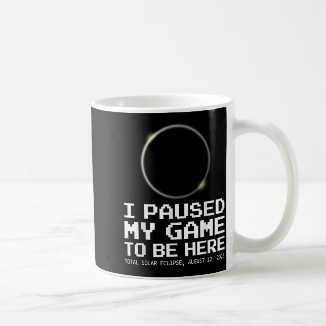 Mug Chemise Éclipse Solaire Totale Totalité Joueur (Droite)
