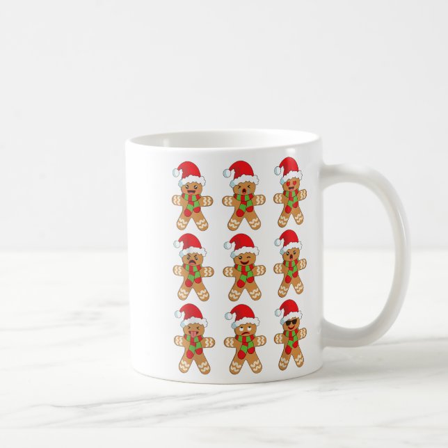 Mug Chemise en pain d'épices Funny Mignonne Noël Pain  (Droite)