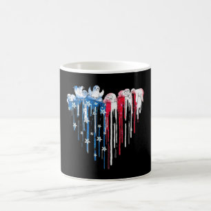 Mug Chemise en T de l'Aquarelle du Coeur de Sloth Bleu