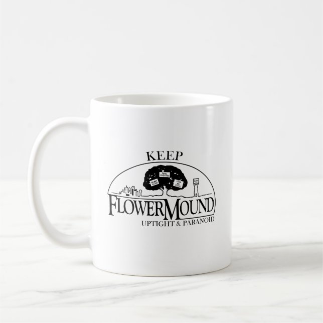 Mug Chemise en T-Shirt à fourrure paranoïaque et serré (Gauche)