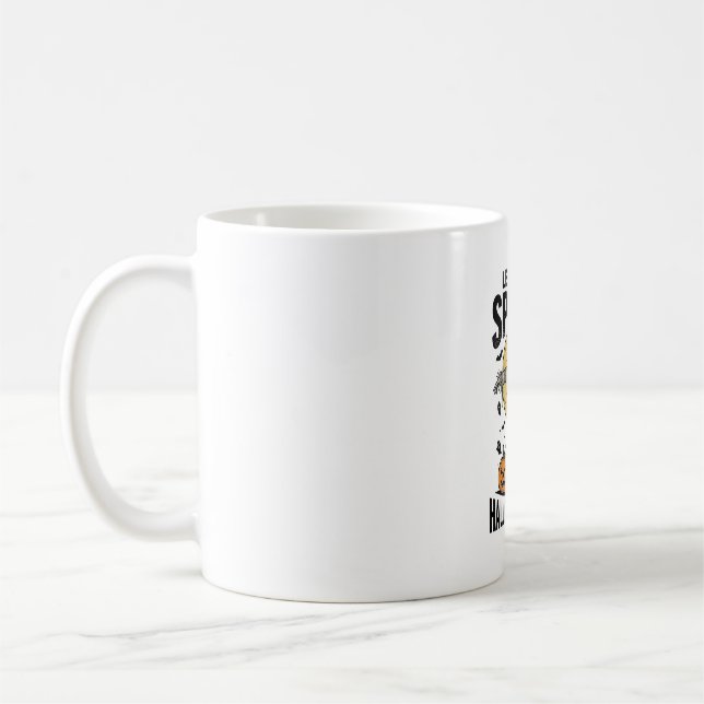 Mug Chemise Épouvantail Citrouille Graphique Halloween (Gauche)