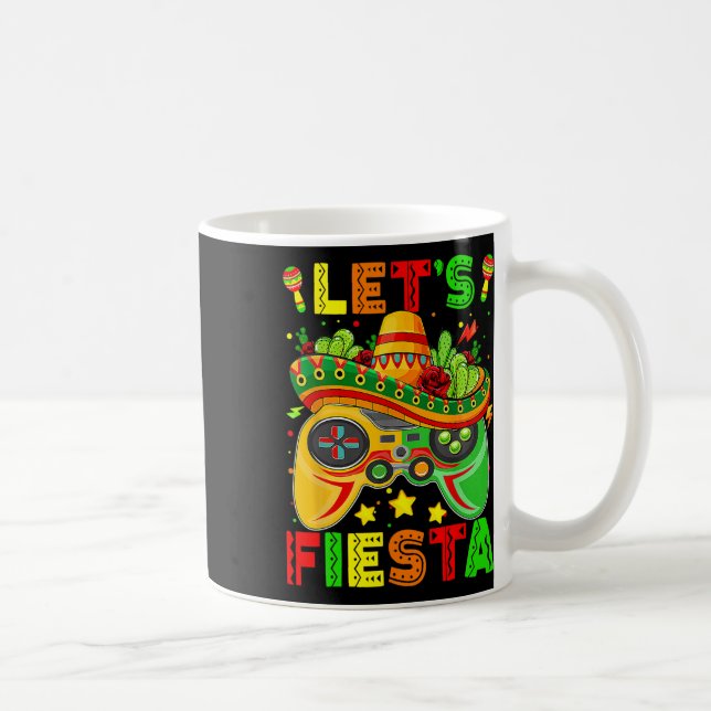 Mug Chemise Faisons la Fête Cinco De Mayo Enfants Game (Droite)