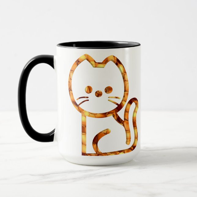 Mug Chemise Golden Honeycomb Cat  (Gauche)