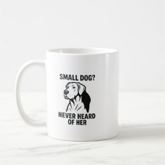 Mug Chemise Grand Danois – “Petit Chien ? Jamais Enten