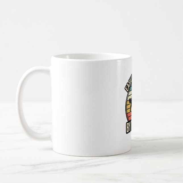 Mug Chemise Graphique Vintage Facilement Distrait Par  (Gauche)
