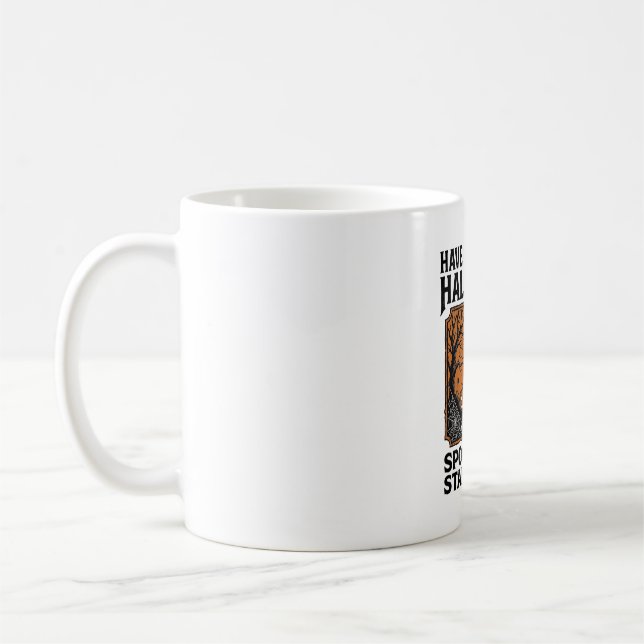 Mug Chemise Halloween ensorcelée Conception de fête vi (Gauche)